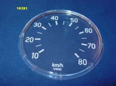 10281 - Glas snelheidsmeter 80 km