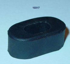 10317 - Schokbreker rubber achter naaf, zwart